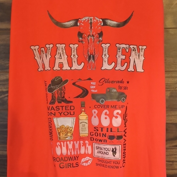 Morgan Wallen Hot PINK Graphic Racerback Tank Women's XXL - Picture 2 of 6